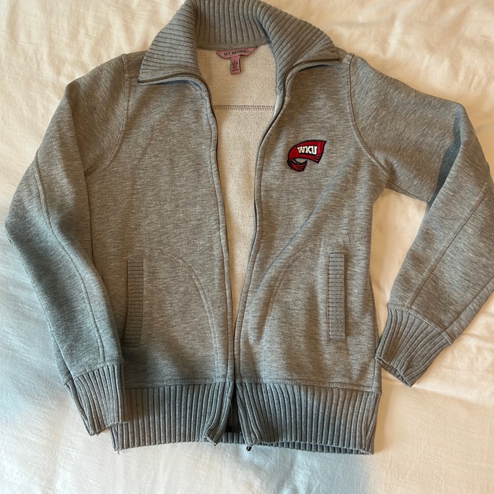 VINTAGE WKU zip up sweater/sweatshirt